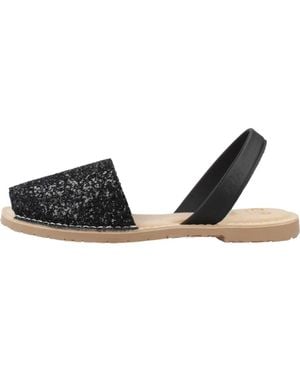 Ria Menorca Flat Sandals - Negro