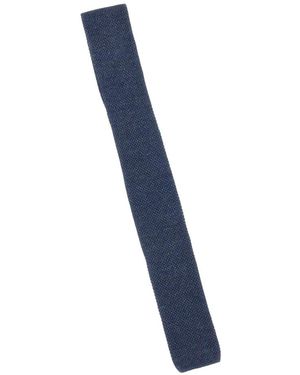 BOSS Strickkrawatte - Blau