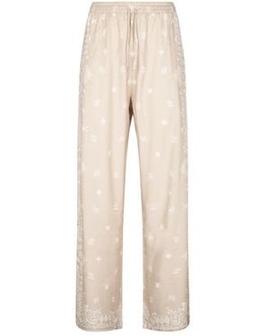 MC2 Saint Barth Wide Trousers - Natural