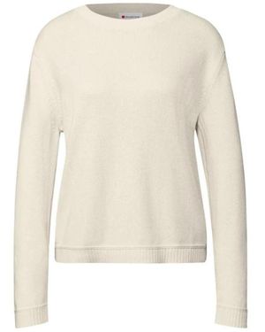 Street One Round-Neck Knitwear - Blanco