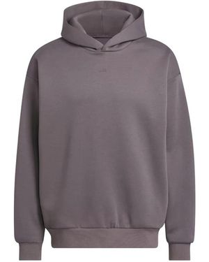 adidas Fitness ,Grijs ,Hoodie Met Logoprint