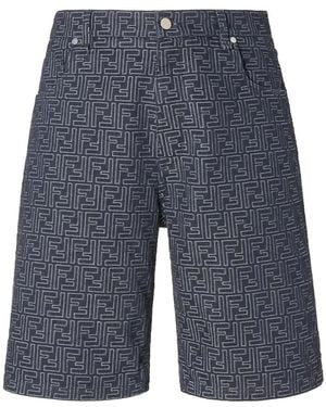 Fendi Denim Shorts - Blue