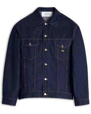 Maison Kitsuné Denim Jackets - Blue