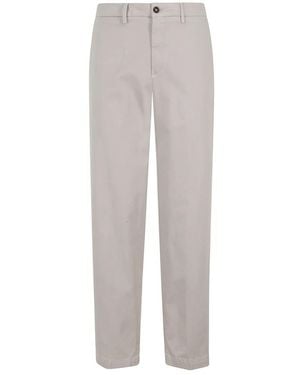 BRIGLIA Straight Trousers - Gris