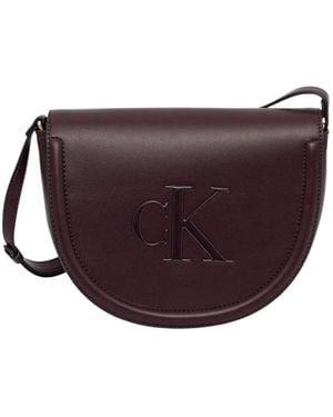 Calvin Klein Cross Body Bags - Purple