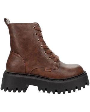 Buffalo Lace-Up Boots - Brown