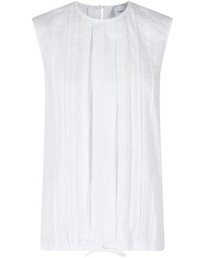 Isabelle Blanche Sleeveless Tops - White