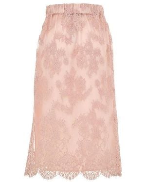 Gucci Pink Cotton Skirt