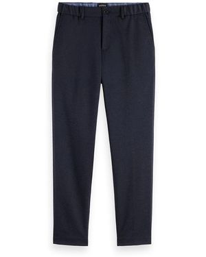 Scotch & Soda Broeken ,Blauw ,Leer Suit Broeken