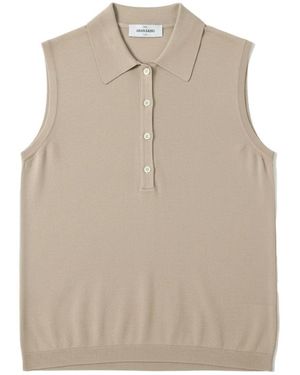 Gran Sasso Polo Shirts - Natural