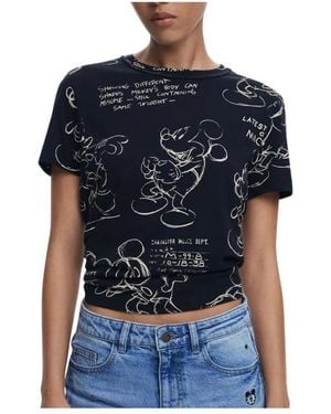 Desigual T-Shirts - Bleu