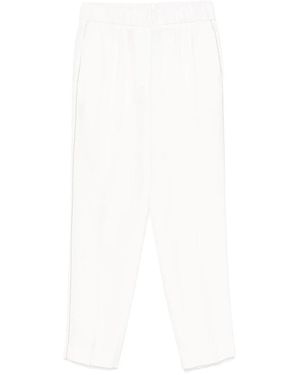 Peserico Cropped Trousers - Blanco