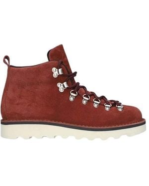 Fracap Lace-Up Boots - Rojo
