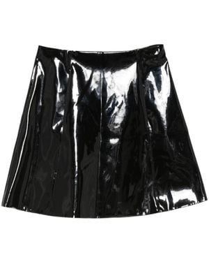 Emporio Armani Leather Skirts - Black