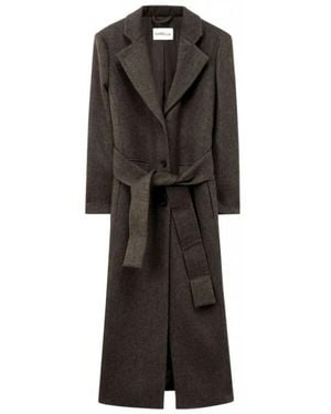 Marella Belted Coats - Black