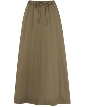 Manila Grace Midi Skirts - Verde