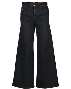 DIESEL Wide Jeans - Negro