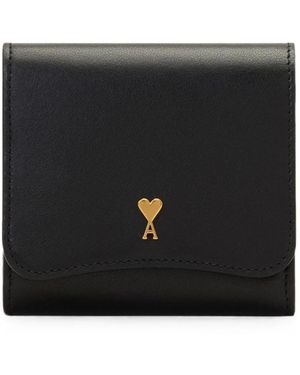 Ami Paris Paris Paris Kompakt Geldbörse - Schwarz