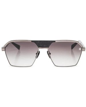 Balmain Accessoires ,Zwart ,Sergeant Zonnebril