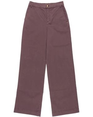 Nenette Wide Pants - Purple