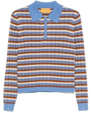Guest In Residence Round-Neck Knitwear - Azul
