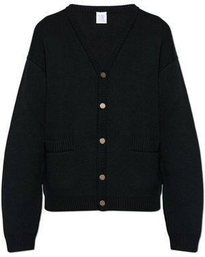 Vetements Truien & Vesten ,Zwart ,Wol Wollen Vest