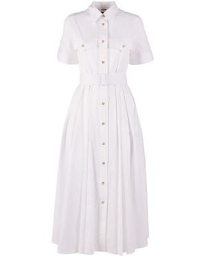 Fay Shirt Dresses - White