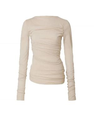 Soeur Long Sleeve Tops - Natural