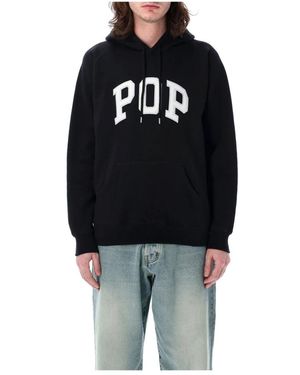 Pop Trading Co. Hoodies - Black