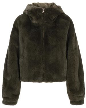 Blancha Grüne Nerzpelzjacke
