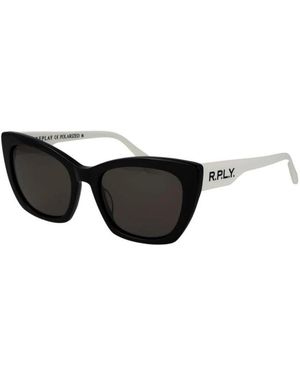 Replay Plastic Frame Zonnebril Met Uv-Bescherming - Zwart