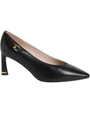 Coccinelle Pump Glad Leren - Zwart
