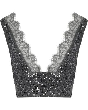 Marella Sleeveless Tops - Gris