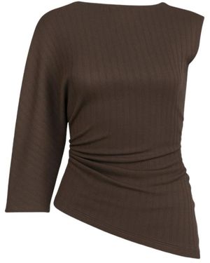 GUAJA. Blouses - Marrón