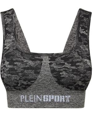 Philipp Plein Sleeveless Training Tops - Gris