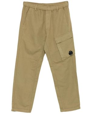 C.P. Company Straight Trousers - Green