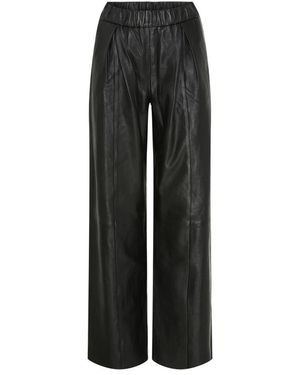 Notyz Leather Trousers - Negro