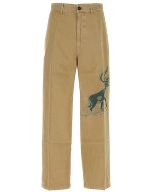 Incotex Straight Trousers - Natural