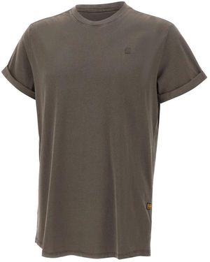 G-Star Tops ,Bruin ,Katoen Lash T-Shirt - Grijs