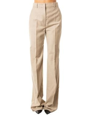Max Mara Straight Trousers - Neutre