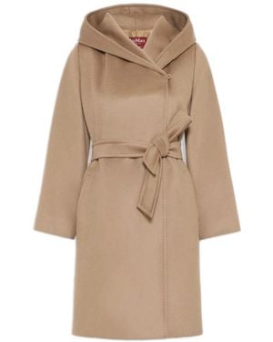 Max Mara Belted Coats - Neutro