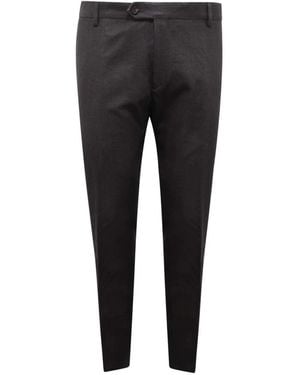 Tonello Strukturierte Wollmischungshose - Schwarz
