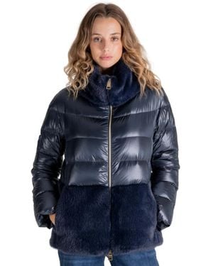Herno Nylon Ultralight Cape - Blauw