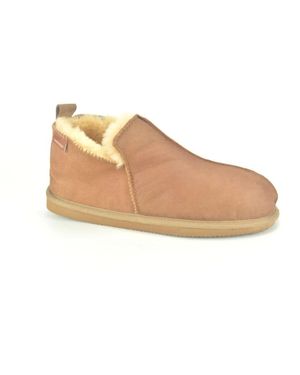 Shepherd Schoenen ,Bruin ,Wol Loafers - Naturel