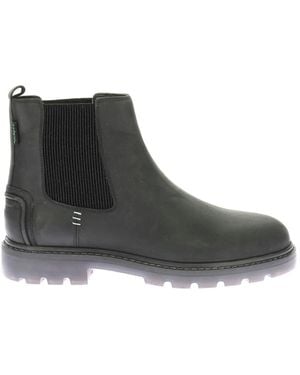 Kickers Schoenen ,Zwart ,Leer Kick Bruny