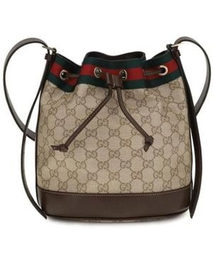 Gucci Bucket Bags - Marrón