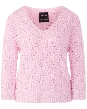 Marc Cain V-Neck Knitwear - Pink