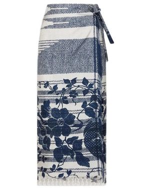Pierre Louis Mascia Midi Skirts - Blue