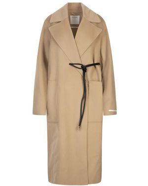 Sportmax Belted Coats - Neutro