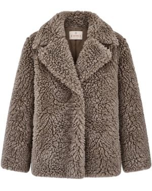 Marella Faux Fur & Shearling Jackets - Marrone